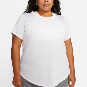 Nike Dri-FIT White Tank short-sleeve fitness t-shirt